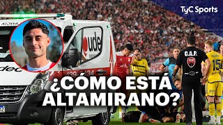 ¿QUÉ LE PASÓ A JAVIER ALTAMIRANO ⚽ LA SALUD DEL JUGADOR QUE SE DESCOMPENSÓ EN ESTUDIANTES vs BOCA [upl. by Ziwot595]