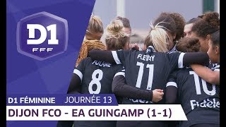 J13  Dijon FCO  EA Guingamp 11  D1 Féminine [upl. by Koral272]