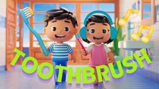 Brush your teeth song  Tooth brushing song  kids song  Nursery rhymes  Brush it song [upl. by Bocaj]