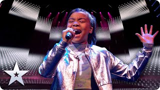 Golden girl Fayth Ifil STANDS UP with her GLITTERING voice  SemiFinals  BGT 2020 [upl. by Lagasse877]