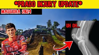 Jorge Prado Injury Update After Brutal Incident At Maggiora MXGP 2024 [upl. by Nils]