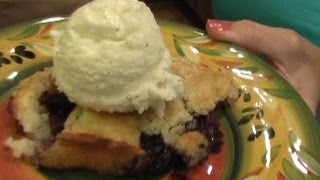 Easy Blackberry Cobbler Recipe [upl. by Coulson]