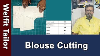 Blouse Cutting Detailly Explain in Tamil  Tailoring Tips in Tamil  Tailoring Class  Welfit Tailor [upl. by Arodasi754]