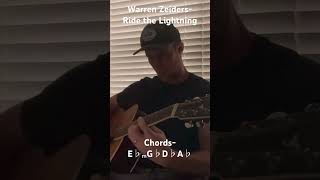 Warren ZeidersRide the Lightning warrenzeiders ridethelightning accousticguitarcover accoustic [upl. by Notnroht]