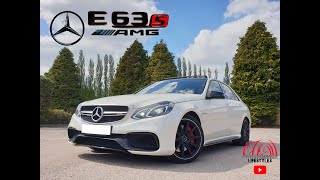 E63S AMG MERCEDES BENZ W212 REVIEW  55 V8 TWIN TURBO  SUPER SALOON [upl. by Adnolor649]