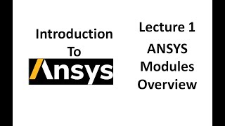 Ansys introduction  introduction to ansys workbench  introduction of ansys  ansys workbench [upl. by Eeryk183]