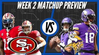 San Francisco 49ers vs Minnesota Vikings  Week 2 Preview [upl. by Cornelle]