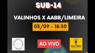 VALINHOS X AABBLIMEIRA  VOLEI U 14 AO VIVO LIGA REGIONAL DE VOLEIBOL [upl. by Nyvrem]