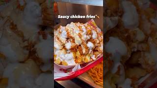 Saucy chicken fries are delicious for lunch break 🤤😋 chickenfry food [upl. by Priscilla]