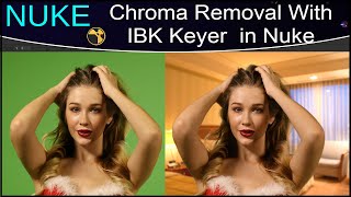 Nuke Tutorial – Chroma Removal with IBK Keyer in Nuke  IBK Colour amp IBK Gizmo node in Nuke [upl. by Alaikim902]