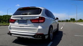 BMW F15 X5 xDrive 35i w ARMYTRIX Valvetronic Exhaust  Pure Sounds [upl. by Bast]