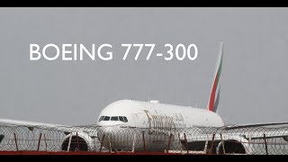 BOEING 777300 Emirates in Chennai  Landings and Take Offs [upl. by Cinda196]