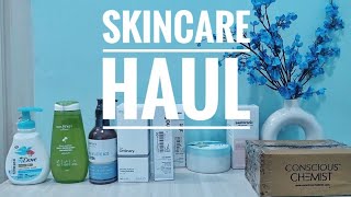 skin care haul  ftfoxynykaa myntra beauty [upl. by Nailuj654]