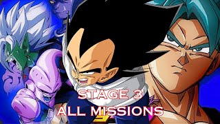 INTENSIFYING FIGHTS STAGE 3 ALL MISSION COMPLETE Dokkan Battle [upl. by Nnahtur757]