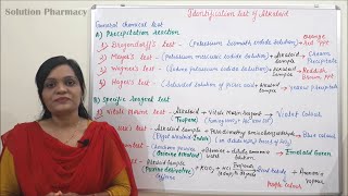 Class 50  Alkaloid Part 06  Qualitative Test for Alkaloids  Identification Test of Alkaloids [upl. by Femmine156]