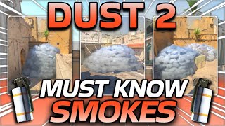 24 MUST KNOW SMOKES On DUST 2 in CS2 [upl. by Latreese]