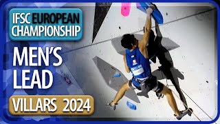 IFSC European Championships  Lead Finals  Villars  Mens  2024 [upl. by Omor]