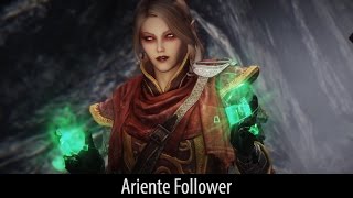 Skyrim mod spotlight 2016  Ariente Follower [upl. by Hu]