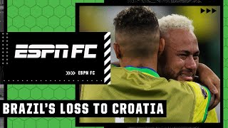 BRAZIL OUT after PK loss to Croatia 👀 FULL REACTION  ESPN FC [upl. by Adnaram]