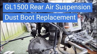 Honda GL1500 Goldwing  Rear Air Suspension Dust Boot Replacement [upl. by Nired]