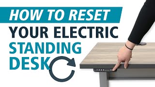 How To Reset Your Electric Standing Desk [upl. by Talich170]