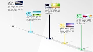 Animated PowerPoint Timeline Slide Design Tutorial [upl. by Ellak251]