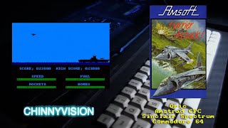 ChinnyVision  Ep 390  Harrier Attack  Oric Amstrad CPC Spectrum C64 [upl. by Aihtnamas516]