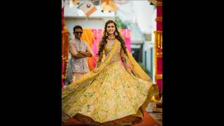 Outfit Idea For Haldi Ceremony  Trending Haldi Outfits For Bride haldi haldiceremony haldinight [upl. by Nuarb]