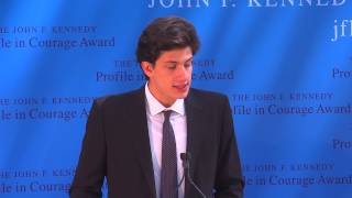 quotCourage is not as rare as we might thinkquot Jack Schlossberg 2015 Profile in Courage Award [upl. by Eusebio]