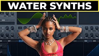 How to Make Tyla quotWaterquot Synths [upl. by Lonier]