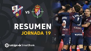 Resumen de SD Huesca vs Real Valladolid 32 [upl. by Demmy]