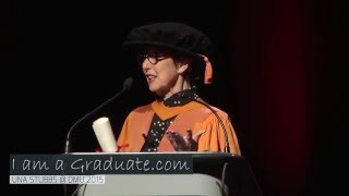 Una Stubbs receives honorary degree at De Montfort University [upl. by Krauss341]