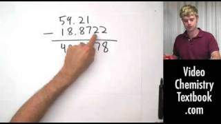 Add and Subtract with Significant Figures 16 [upl. by Hoye]