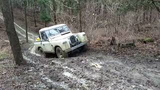 Land Rover Series 2A 88 Pickup 25 NA Diesel Off Road  Horsepower Not Required [upl. by Suh]