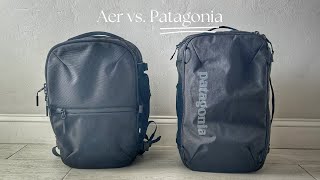 Aer Travel Pack 3 Small vs Patagonia Mini MLC  Excellent Minimal Travel Packs Compared [upl. by Eile]