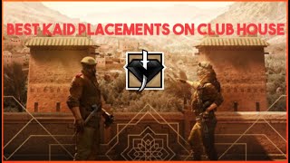 Rainbow Six Siege BEST Kaid Electro Claw Placements  Tom Clancys Rainbow Six Siege 2021 [upl. by Sievert]