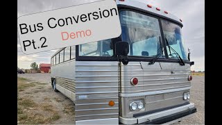 MCI MC9 Bus Conversion Demo [upl. by Sapers358]