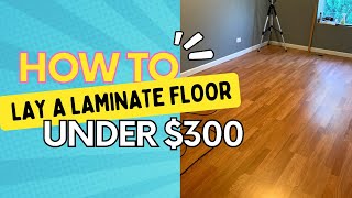 TrafficMASTER Laminate Flooring DIY [upl. by Gnav]