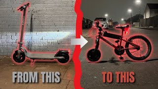 I Transformed My EScooter into an EBike – Here’s How It Went [upl. by Aciretnahs]