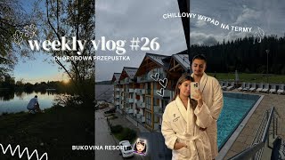 chorobowa przepustka jesienne spacerki przegląd SINSAY i chillowy wypad na termy  WEEKLY VLOG 26 [upl. by Ynaffat959]