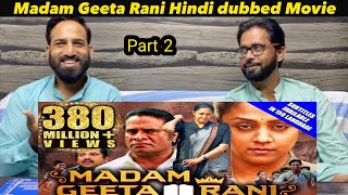 Madam Geeta Rani Raatchasi Part 2 Hindi Dubbed Full Movie  Jyothika Hareesh Peradi [upl. by Novek]