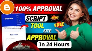 Adsene approval script for blogger  adsense approval in 24 hours  blogger script [upl. by Gaidano]