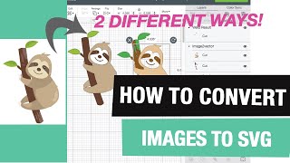 How to Convert Any Image to SVG for Cricut [upl. by Sennahoj]