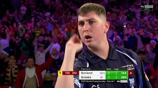 NINE DARTER  WILLIE BORLAND STRIKES PERFECTION AT ALLY PALLY [upl. by Uhsoj]