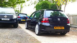 Golf MK4 R32 Scorpion CatBack Exhaust [upl. by Boeschen]