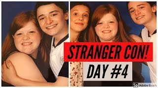 MEETING MILLIE BOBBY BROWN amp NOAH SCHNAPP Day 4 [upl. by Nonnelg]