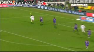 Ronaldinho amp Pato Vs Fiorentina  2422010 [upl. by Galer]