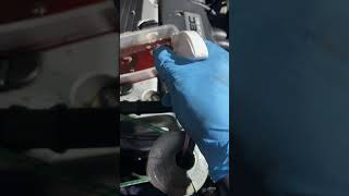 HOW TO CHANGE POWER STEERING FLUID DIY car howto diy [upl. by Ainatnas375]