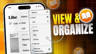 How to View amp Organize Your Library on Apple Books  Quick Guide to the iPhone Books App [upl. by Pero27]