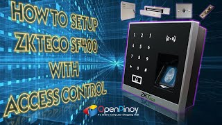 HOW TO INSTALL ZKTECO SF400 ACCESS CONTROL [upl. by Bogoch]